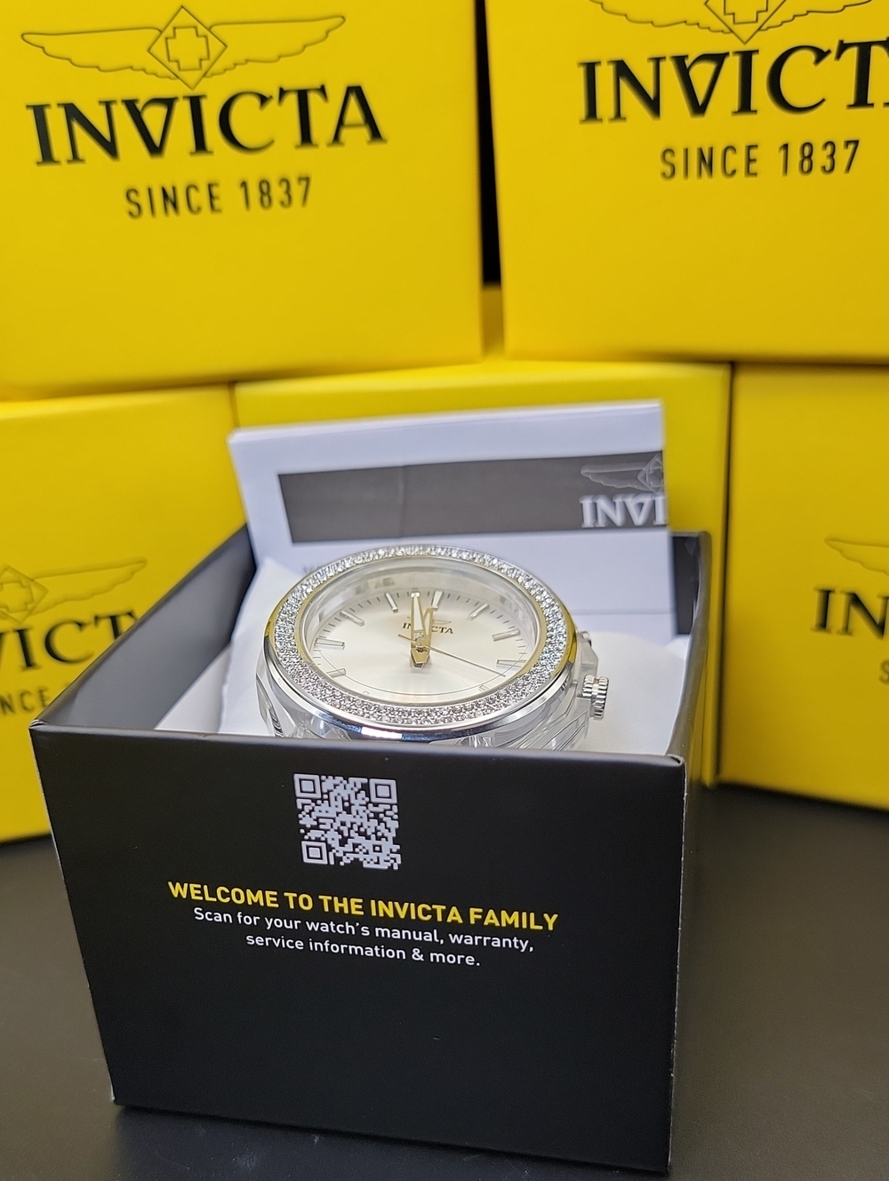 Invicta Celestial Light Up Ladys Watch 70306 Silver Rhinestone 45mm Unisex VIDEO - Picture 12 of 15